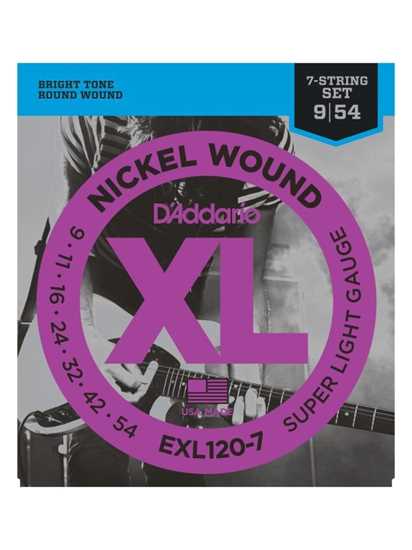 D'Addario EXL120-7 Super Light