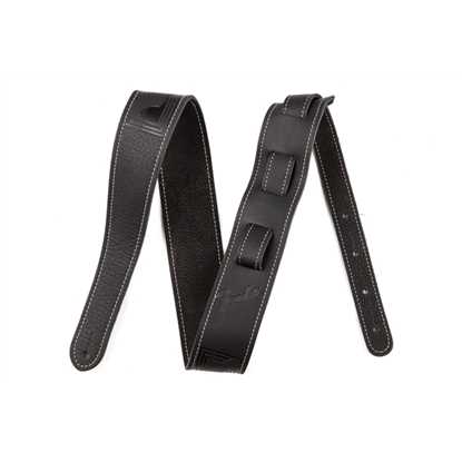 Fender Monogram Leather Strap Black 