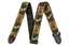 Fender 2" Monogrammed Strap Black/Yellow/Brown