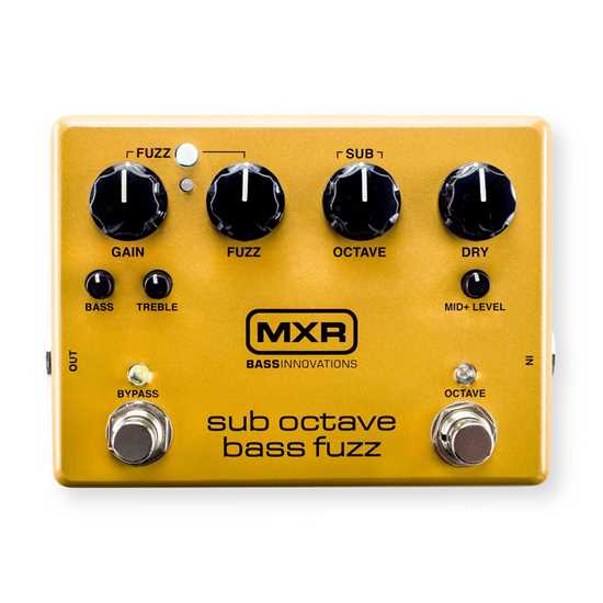 Bild på MXR M287 BASS SUB OCTAVE BASS FUZZ