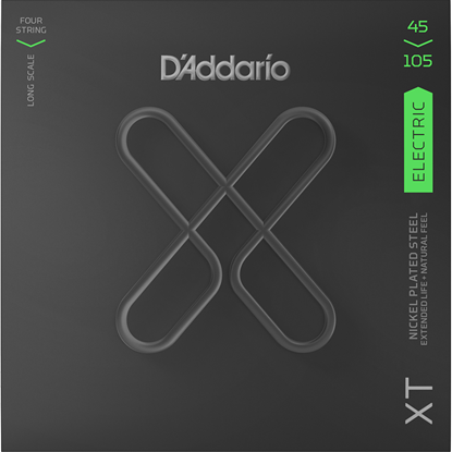 D'Addario XTB45105 Light Top Medium Bottom Long Scale