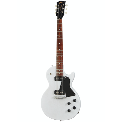 Bild på Gibson Les Paul Special Tribute P-90 Worn White Satin Elgitarr