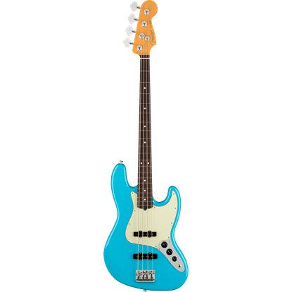 Bild på Fender AM Professional II Jazz Bass RW Miami Blue