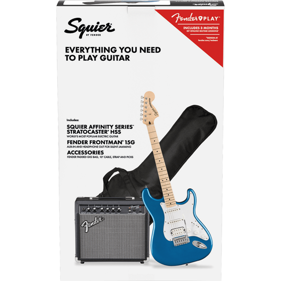 Bild på Squier Affinity Series™ Stratocaster® HSS Pack Lake Placid Blue
