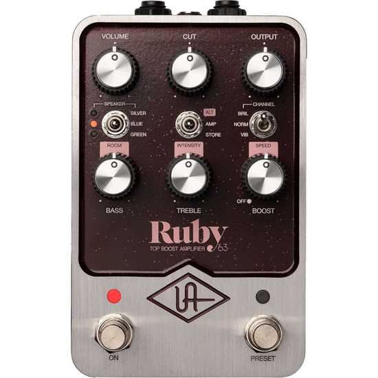 Bild på Universal Audio UAFX Ruby '63 Top Boost Amplifier