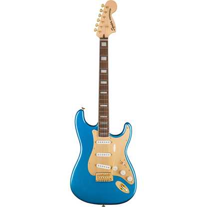 Bild på Squier 40th Anniversary Stratocaster® Gold Edition Lake Placid Blue