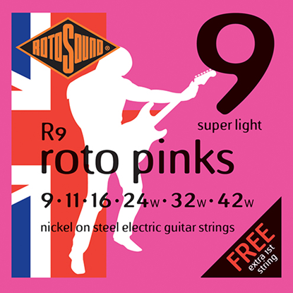 Bild på Rotosound Roto Pinks 9-42