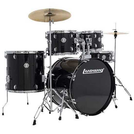 Bild på Accent Fuse 5 pc Drum Kit - Black Cortex