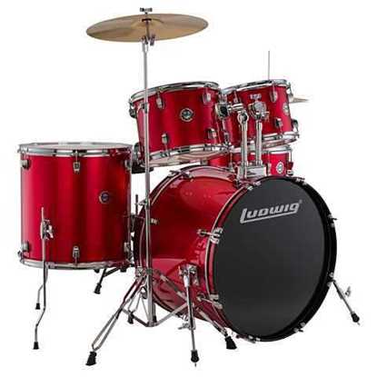 Bild på Accent Fuse 5 pc Drum Kit - Red Foil