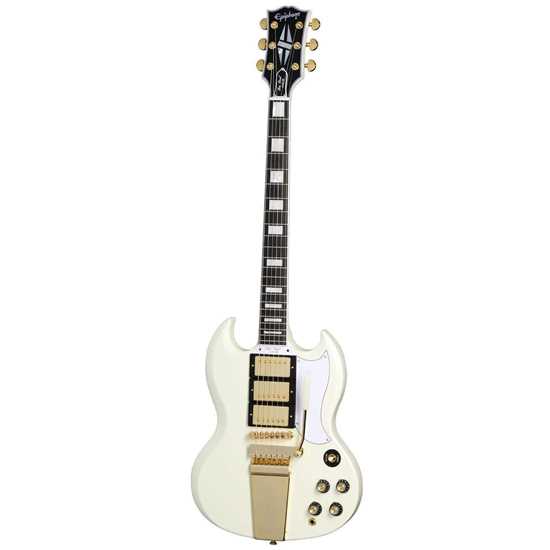 Bild på Epiphone 1963 Les Paul SG Custom With Maestro Vibrola Classic White