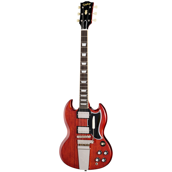 Bild på Epiphone 1964 SG Standard Reissue with Maestro Vibrola Cherry Red
