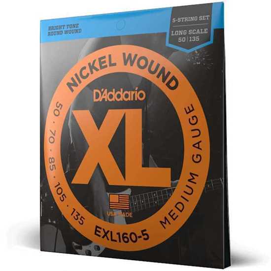 Bild på D'Addario EXL160-5 Medium