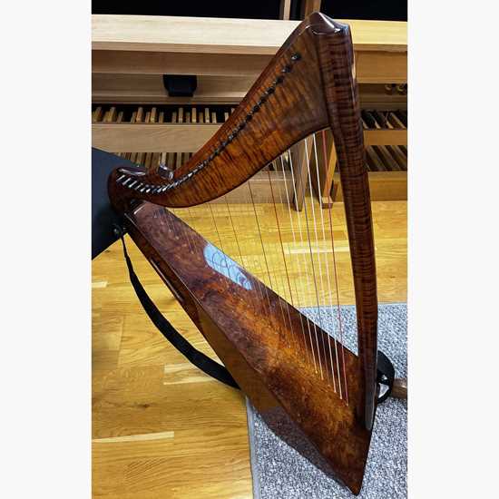 Bild på Musicmakers Sonnet Lap Harp, Tiger´s Eye viv color