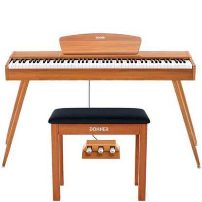 Bild på Donner DDP-80 MKII digitalpiano + pianopall