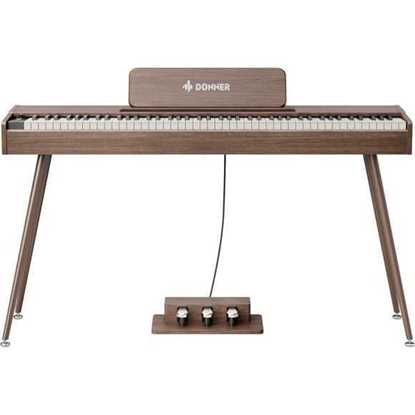 Bild på Donner DHP-200 Pro digitalpiano walnut