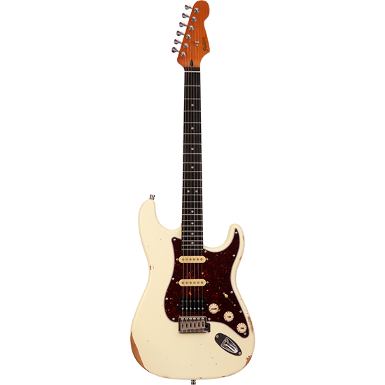 Bild på Patina Guitars PS-7 Olympic White Relic
