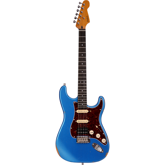 Bild på Patina Guitars PS-7 Lake Placid Blue Relic